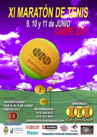 XI MARAT&Atilde;�N DE TENIS C.T.CASPE